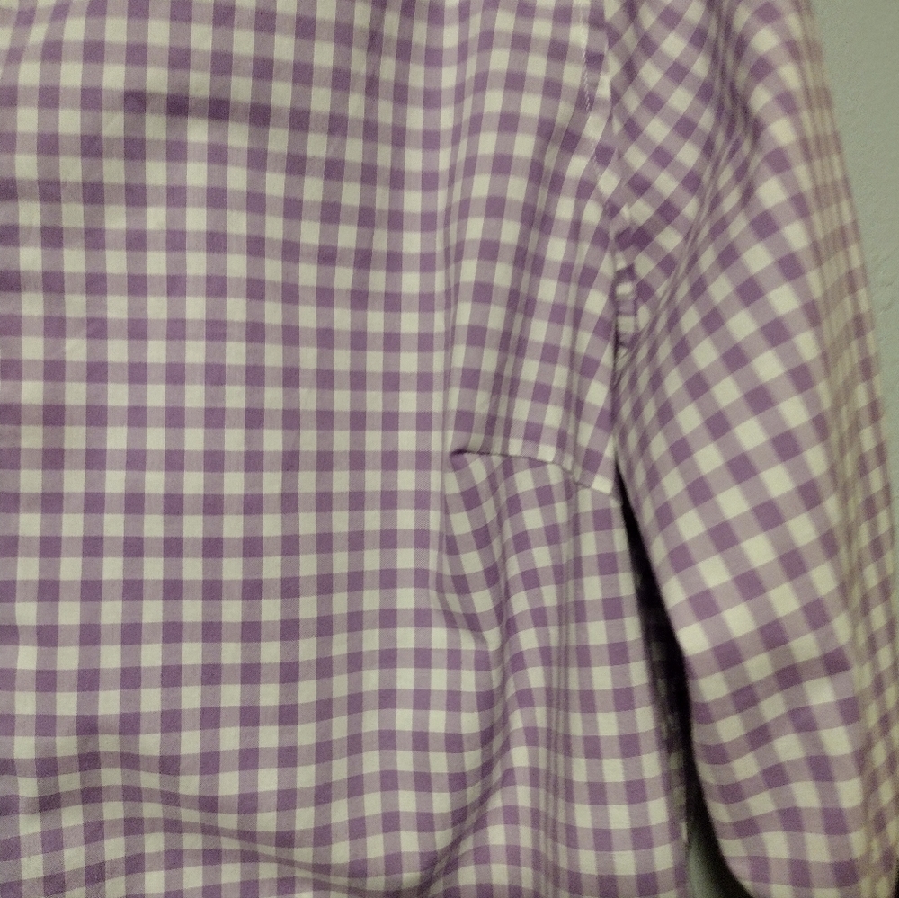 Chaps button down plaid Checked top - image 4